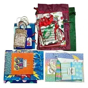 5 POUNDS 42 Pcs Gift Bags For All Occasions — Birthday Baby Shower Christmas